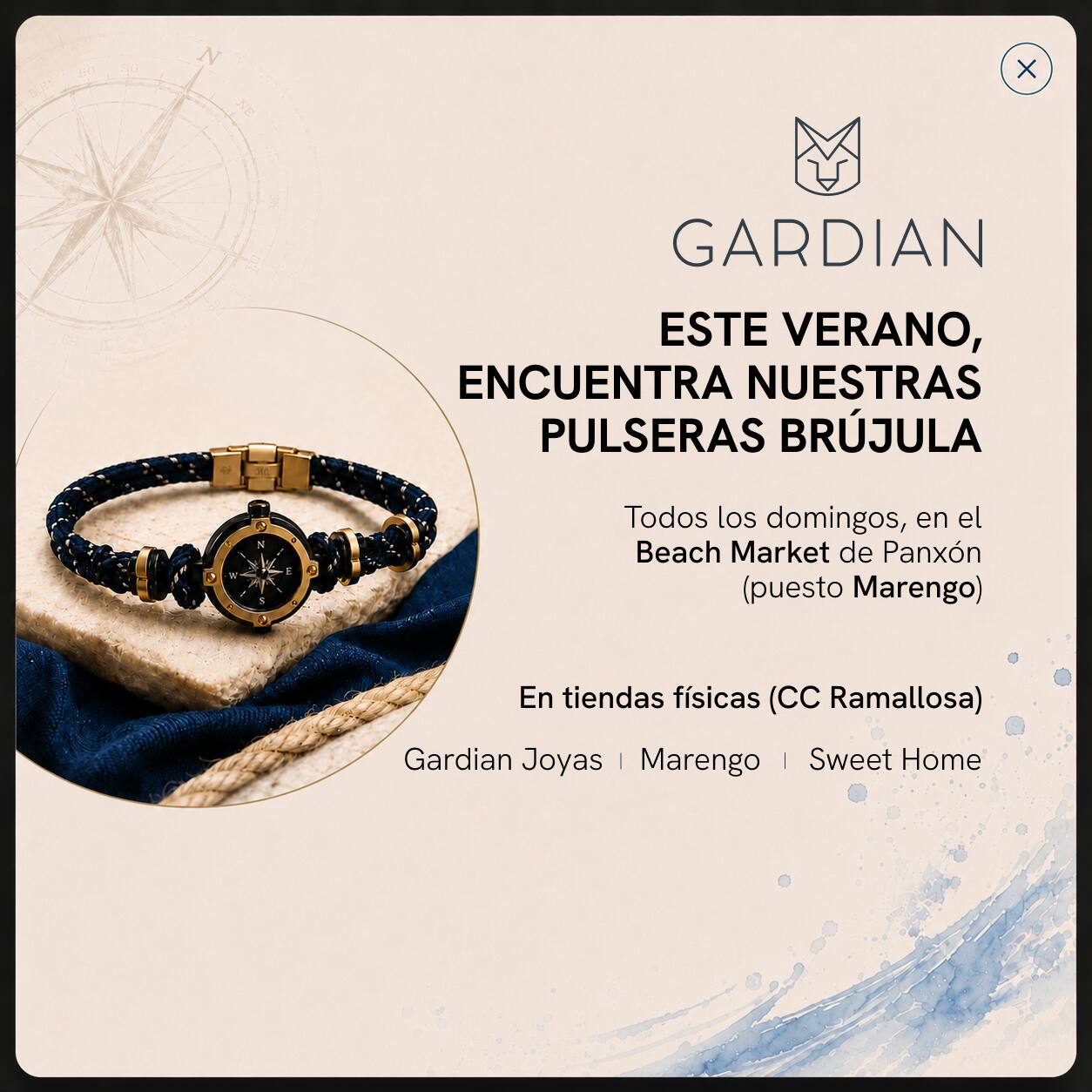 Pulseras Brújula verano 2026